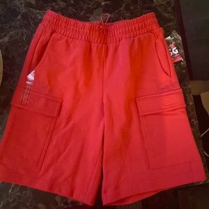 NEW mens cargo terry shorts size S